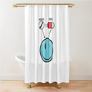 Placebo is medicine too Shower Curtain