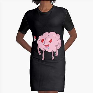 Brain loves the placebo effect Graphic T-Shirt Dress