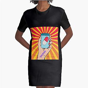 Power of Placebo Graphic T-Shirt Dress