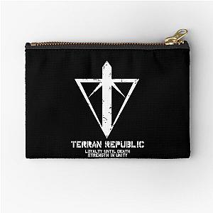 Planetside 2 - Large Terran Republic Weathered Logo Zipper Pouch