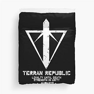 Planetside 2 Large Terran Republic Weathered Logo Classic Duvet Cover