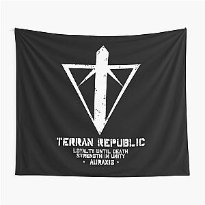 Planetside 2 Large Terran Republic Weathered Logo Classic Tapestry