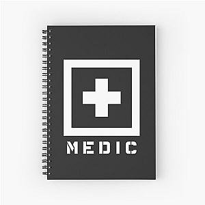 Planetside 2 - Medic White Spiral Notebook