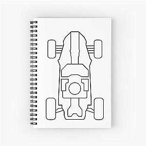 Planetside 2 - Harasser Outline Spiral Notebook