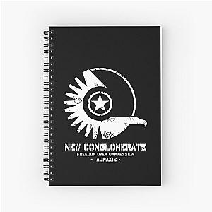 Planetside 2 - Large NC Weathered Logo Spiral Notebook