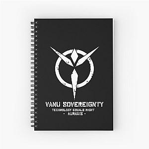 Planetside 2 - Large Vanu Sovereignty Weathered Logo Spiral Notebook