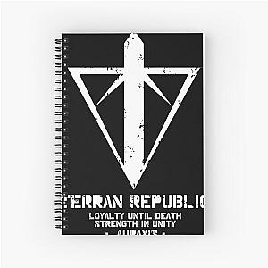 Planetside 2 Large Terran Republic Weathered Logo Classic Spiral Notebook