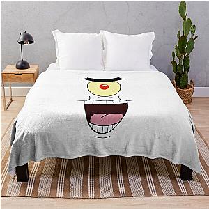 Plankton Funny Laugh Throw Blanket
