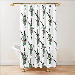 Plankton Drawing Shower Curtain