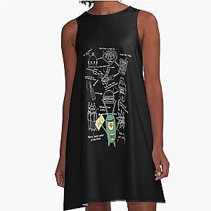Spongebob Squarepants Yellow A-Line Dress