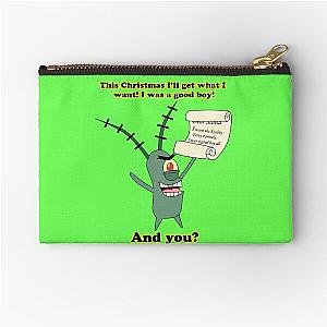 Plankton Christmas Zipper Pouch LIMITED TIME