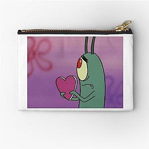 plankton meme Heart Zipper Pouch