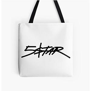 Plaquebo Five Star All Over Print Tote Bag