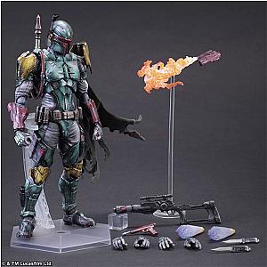 Boba Fett Marvel Star Wars Play Arts Kai Action Figure Toys