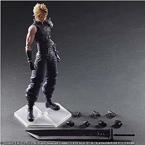 23-28cm Cloud Strife No Sword Square Enix Final Fantasy XV Play Arts Kai Action Figure Toys