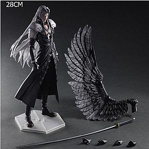 23-28cm Sephiroth Final Fantasy XV Play Arts Kai Action Figure Toys