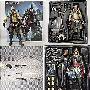 30cm Edward Kenway Connor Play Arts Kai Action Figure Toys