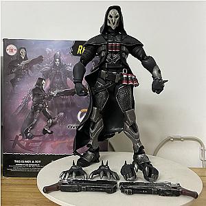 28cm Overwatch Grim Reaper Tracer Play Arts Kai Action Figure Toys