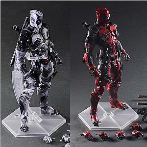 26cm Super Hero Wade Winston Wilson BJD Deadpool Play Arts Kai Action Figure Toys