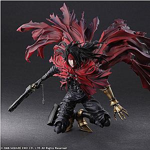 26cm Dirge of Cerberus Final Fantasy 7 Vincent Felhunter Play Arts Kai Action Figure Toys