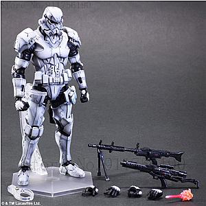 Star Wars Stormtrooper Boba Fett Darth Vader Maul Movable Joint  Play Arts Kai Figure Toys