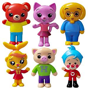 Plim Plim Clown and Friends Cartoon Figure Toys