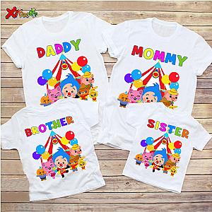 Plim Plim Birthday Party Matching Family Members Outfits T-shirts