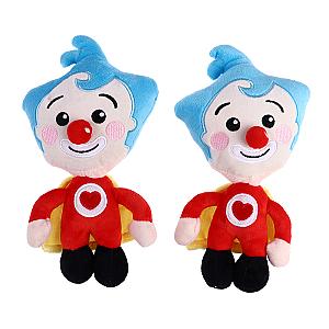 25cm Red Plim Plim Clown Set 2pcs Stuffed Toy Plush