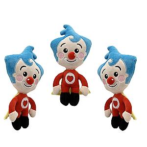 25cm Red Plim Plim Clown Cartoon 3pcs Toy Plush
