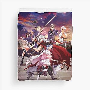 Plunderer Purandara Artwork sunset team fight in the city Duvet Cover