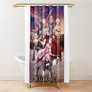 Plunderer Purandara Artwork team fight in the city Shower Curtain