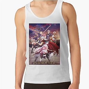 Plunderer Purandara Artwork Sunset Team Fight in the City Tank