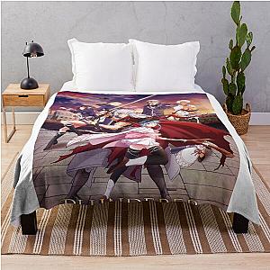 Plunderer: Purandara Artwork - Sunset City Team Fight Throw Blanket