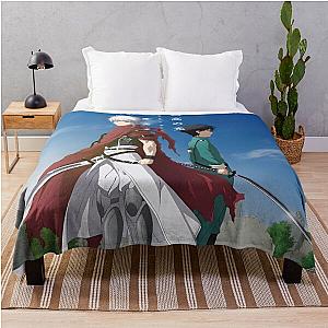 Plunderer - Licht and Sakai Rihito Throw Blanket