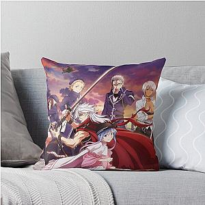 Plunderer Purandara Artwork sunset team fight in the city Throws Pillow