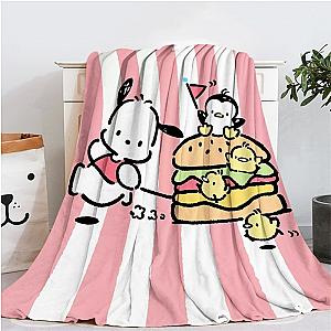 Pochacco Sanrios Kawaii Cartoon Nap Blankets