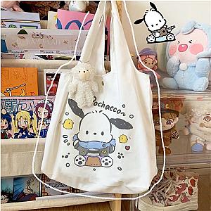 Pochacco Anime Sanrio High Capacity Cute Pattern Shoulder Bag