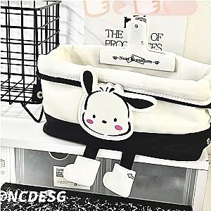 Pochacco With Feet Black White Large-capacity Pencil Bag