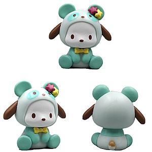 Pochacco Cosplay Bear Sitting Doll Decorations Toy