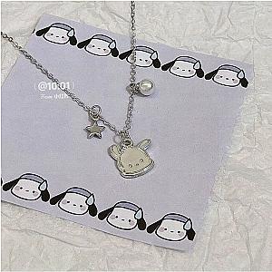 Pochacco Cute Cartoon Dog Face Necklace