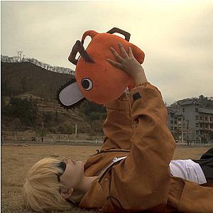 15-40cm Orange Pochita Cosplay Dog Doll Demon Plush