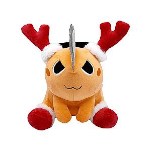 15-23cm Orange Pochita Cosplay Dog Reindeer Christmas Plush