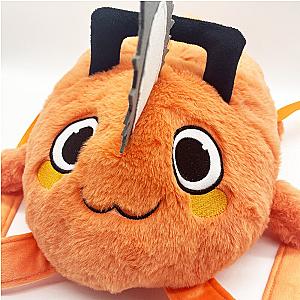 Pochita Cosplay Orange Dog Plush Toy Backpack Slippers