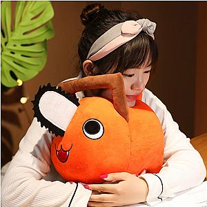 10-40cm Orange Pochita Cosplay Dog Demon Keychain Plush