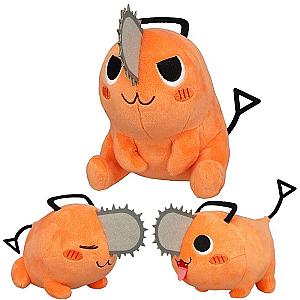 25-40cm Orange Pochita Cosplay Chainsaw Dog Monsters Dolls Plush