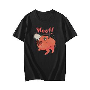 Pochita Barking Woof Chainsaw Man Manga Color T Shirts