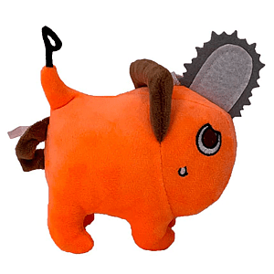 14cm Orange Pochita Cosplay Dog Plush