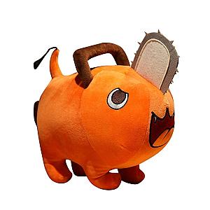 25cm Orange Pochita Cosplay Standing Orange Dog Plush