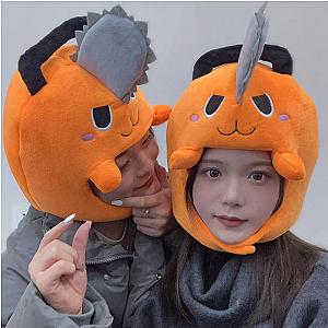Pochita Orange Dog Warming Headgear