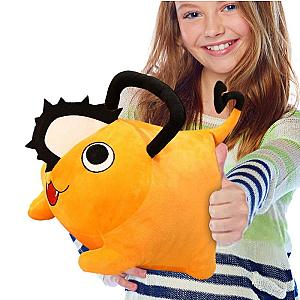 25cm Orange Chainsaw Man Pochita Baring Teeth And Smiling Toy Plush